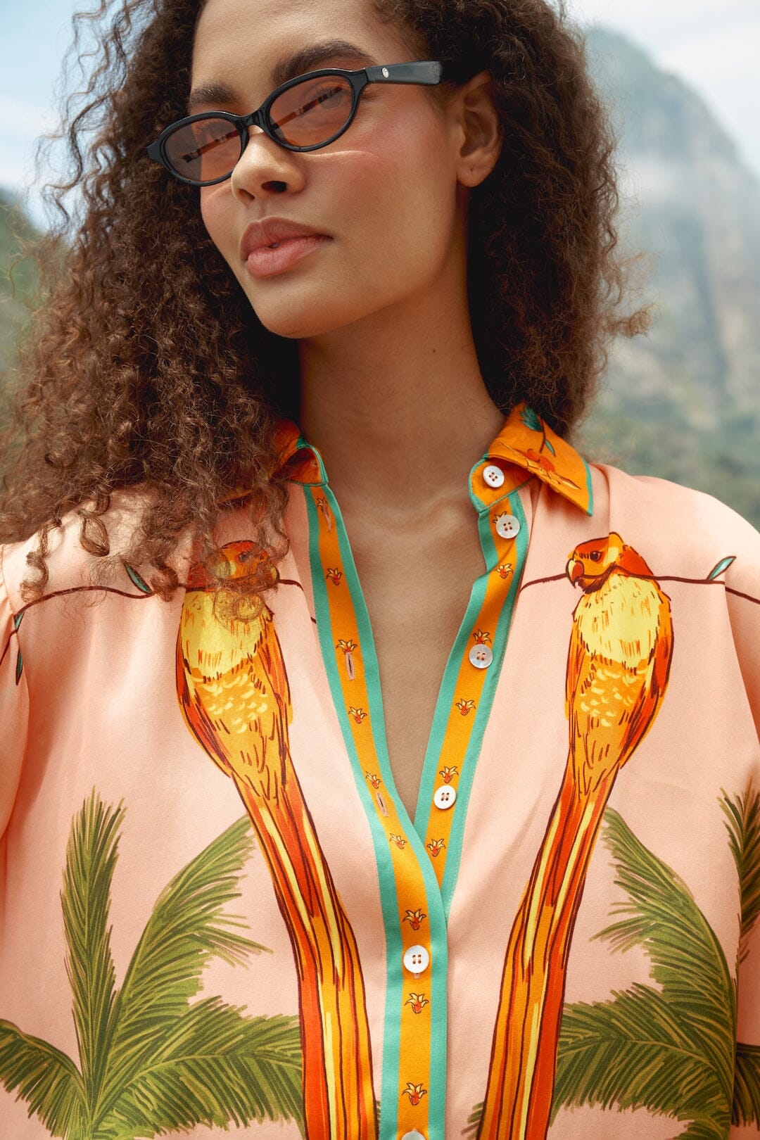 Camisa Multicolor Birds