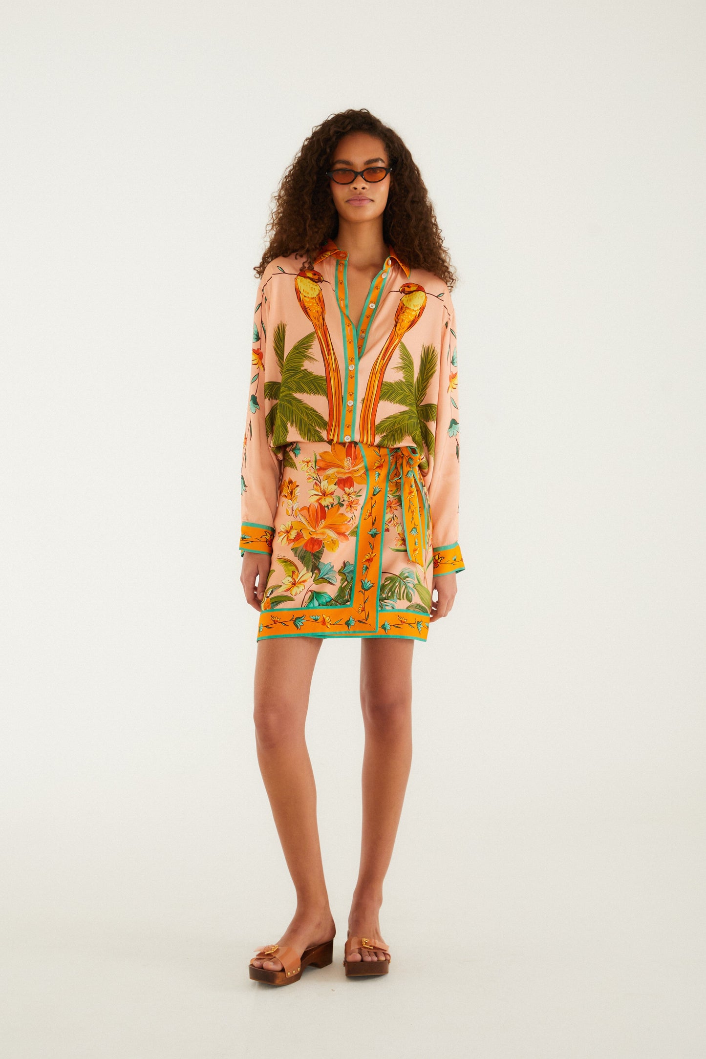 Camisa Multicolor Birds
