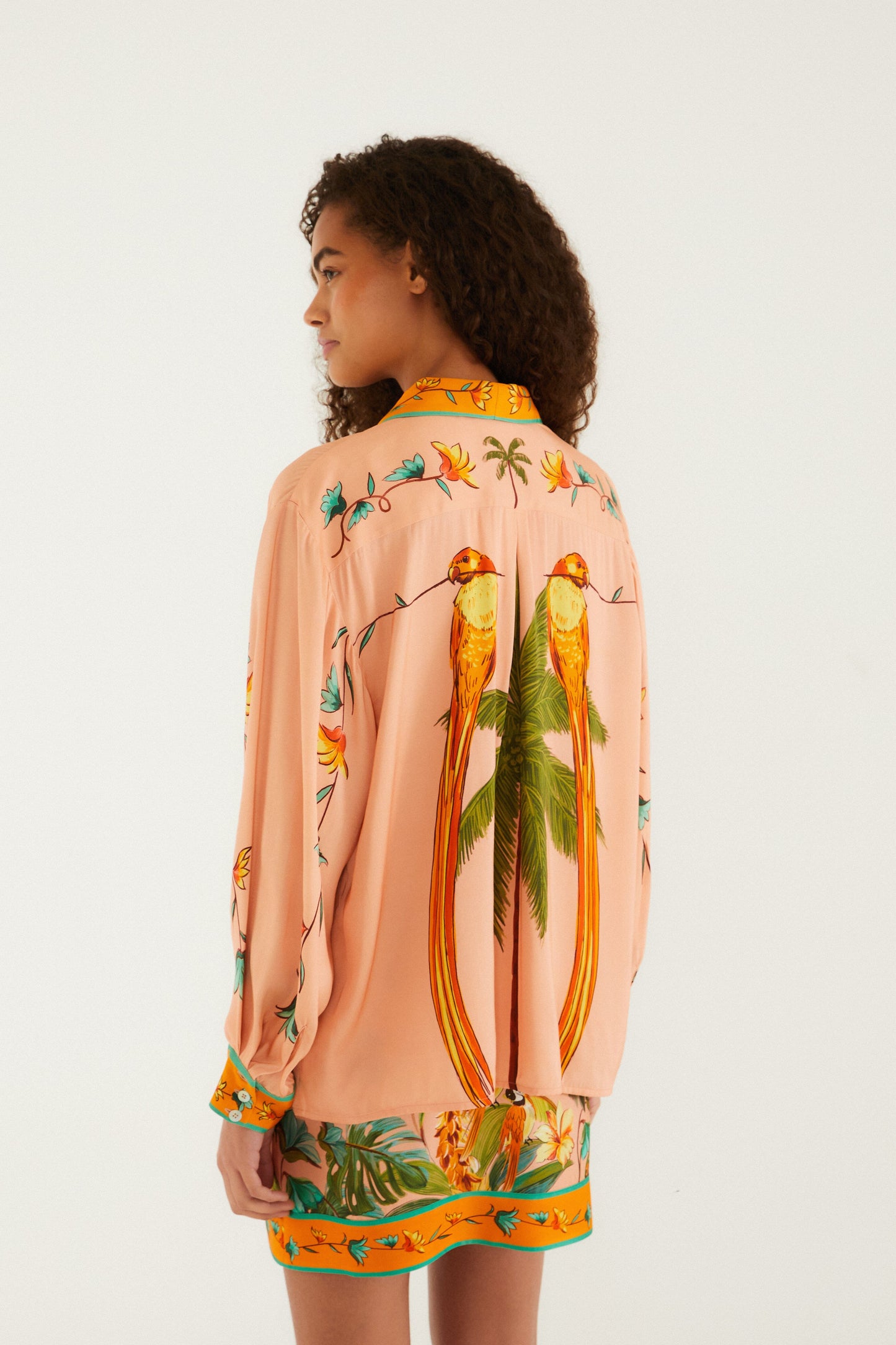 Camisa Multicolor Birds