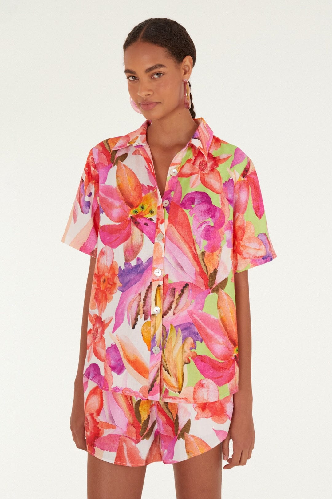Camisa Multicolor Artsy Flora
