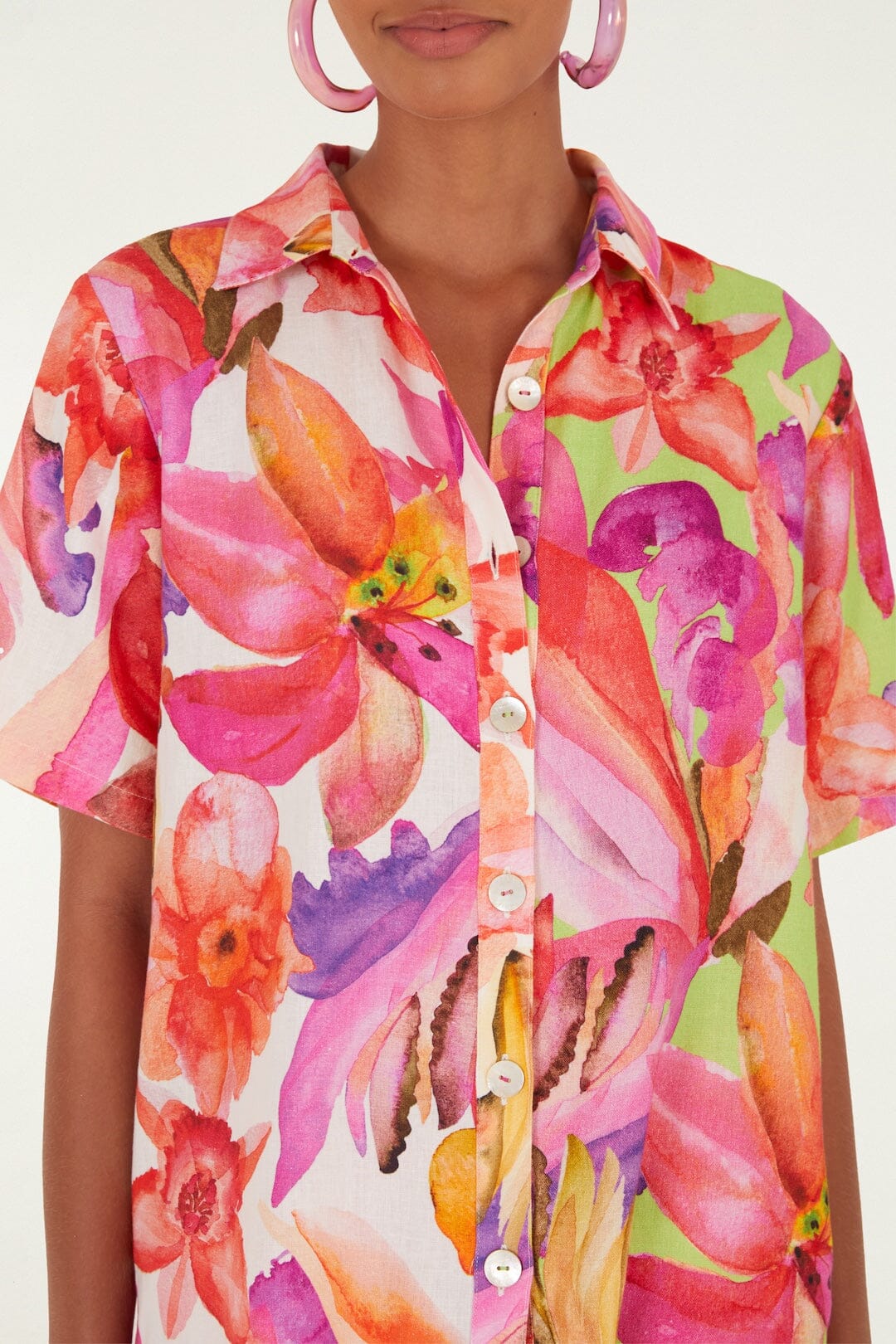 Camisa Multicolor Artsy Flora
