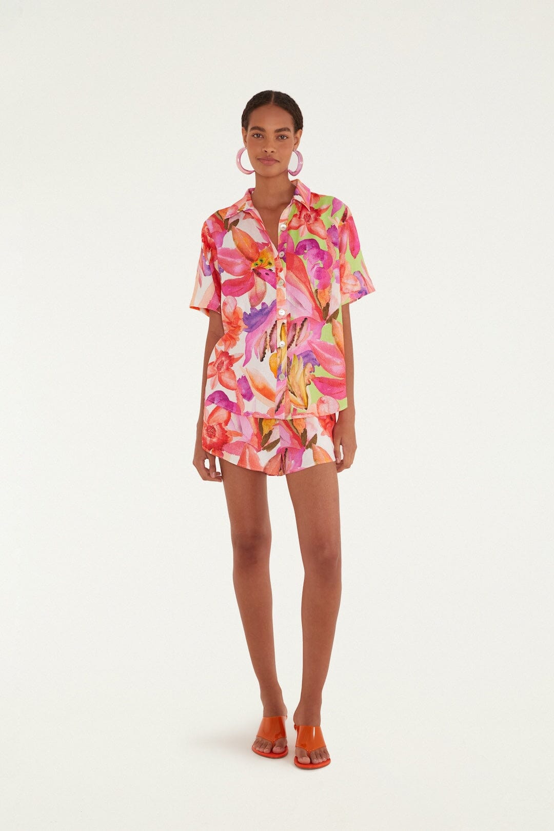 Camisa Multicolor Artsy Flora