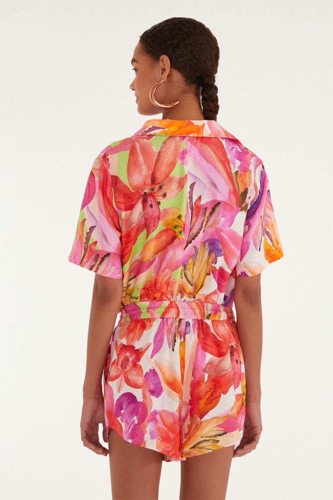 Short Multicolor Artsy Flora