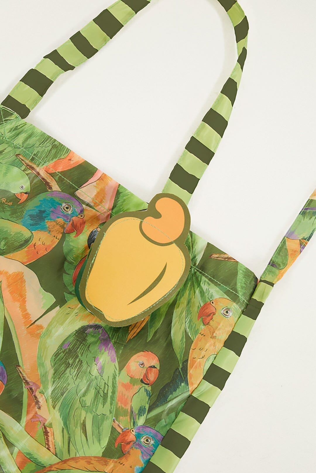 BIRD JUNGLE GREEN FRUIT BAG