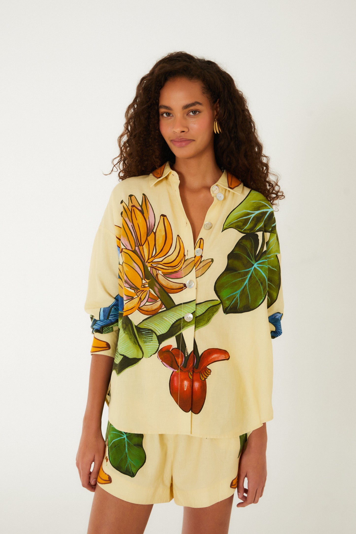 Camisa Amarilla Banana Grapes