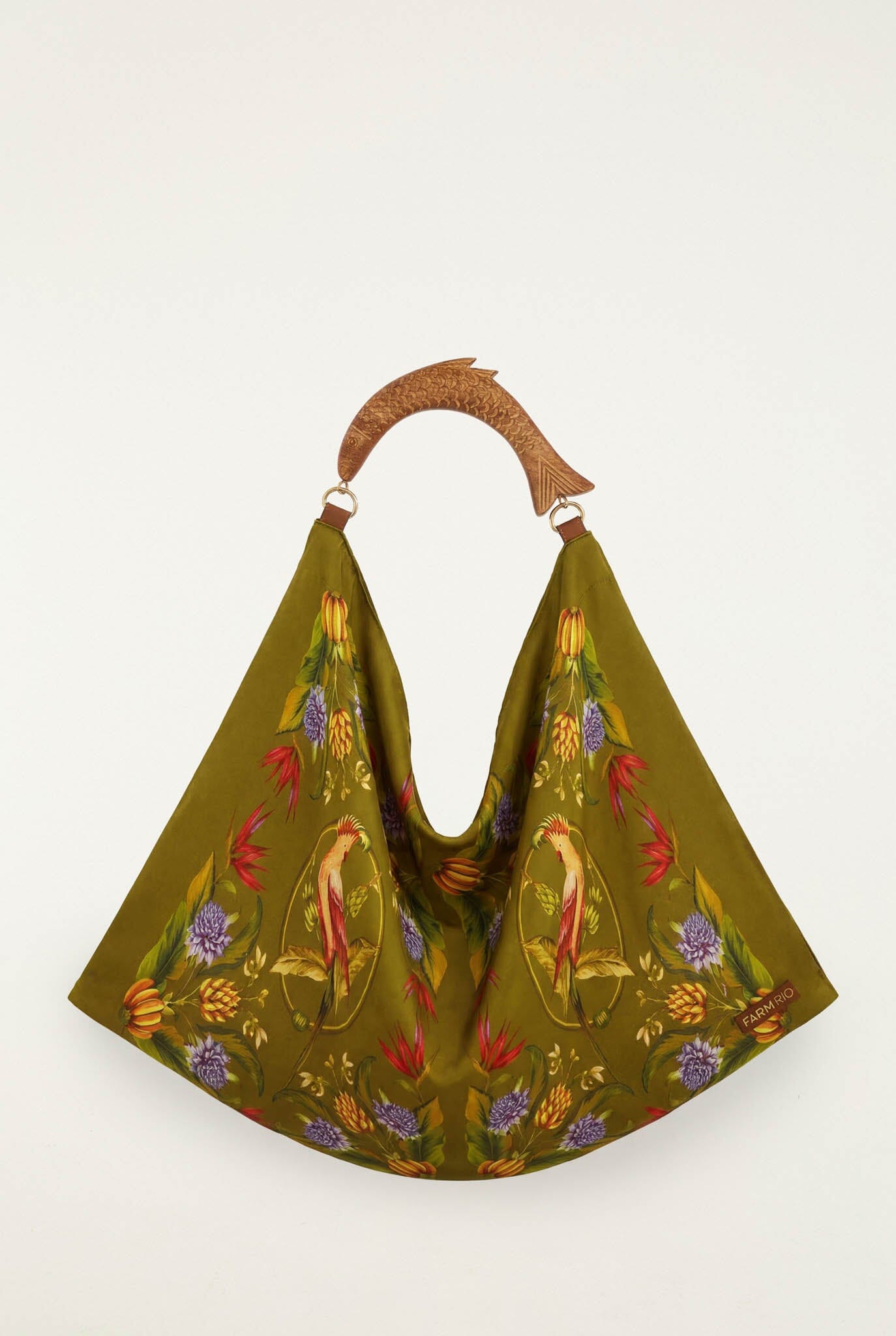 Bolsa Pañuelo Mediana de Satén Verde Nature