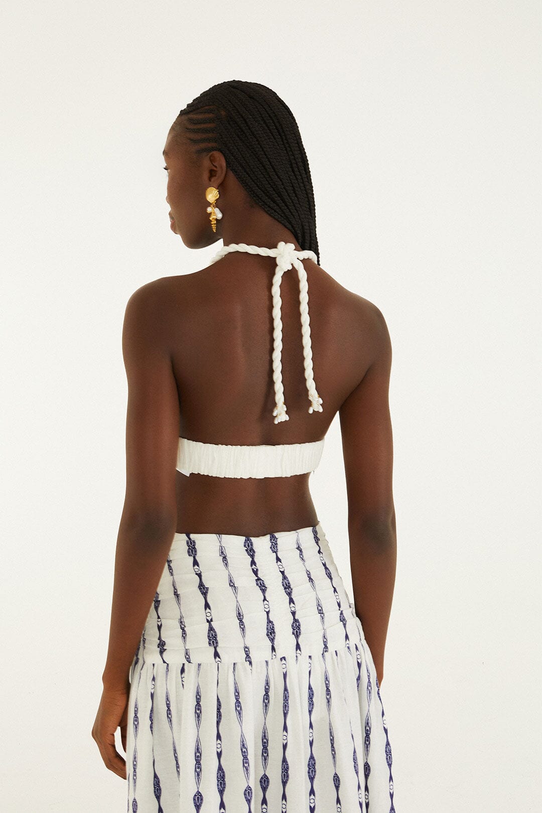 Top Blanco Hueso Coast Stars 3D