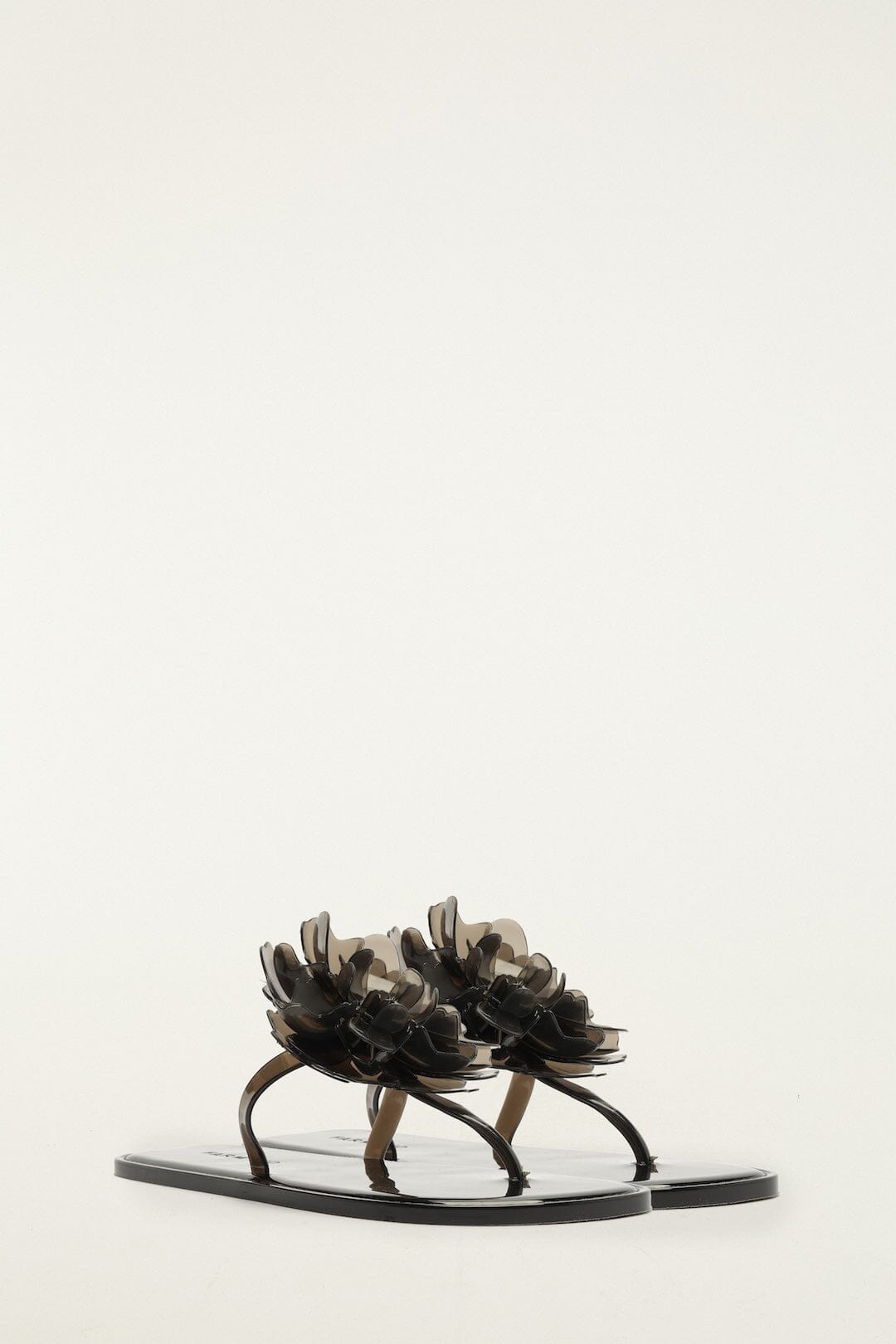 sandalia plana jalea de flores