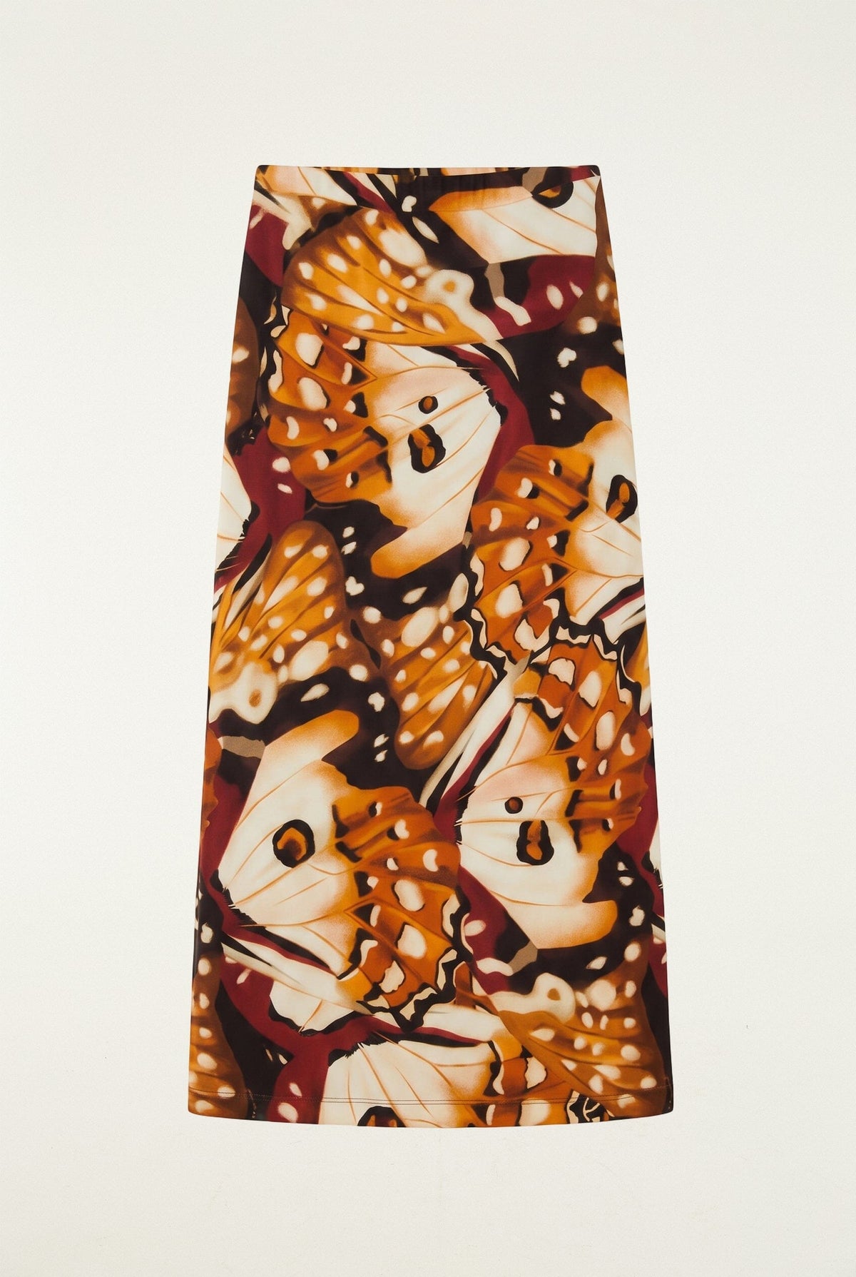 Falda midi de jersey Borbofly