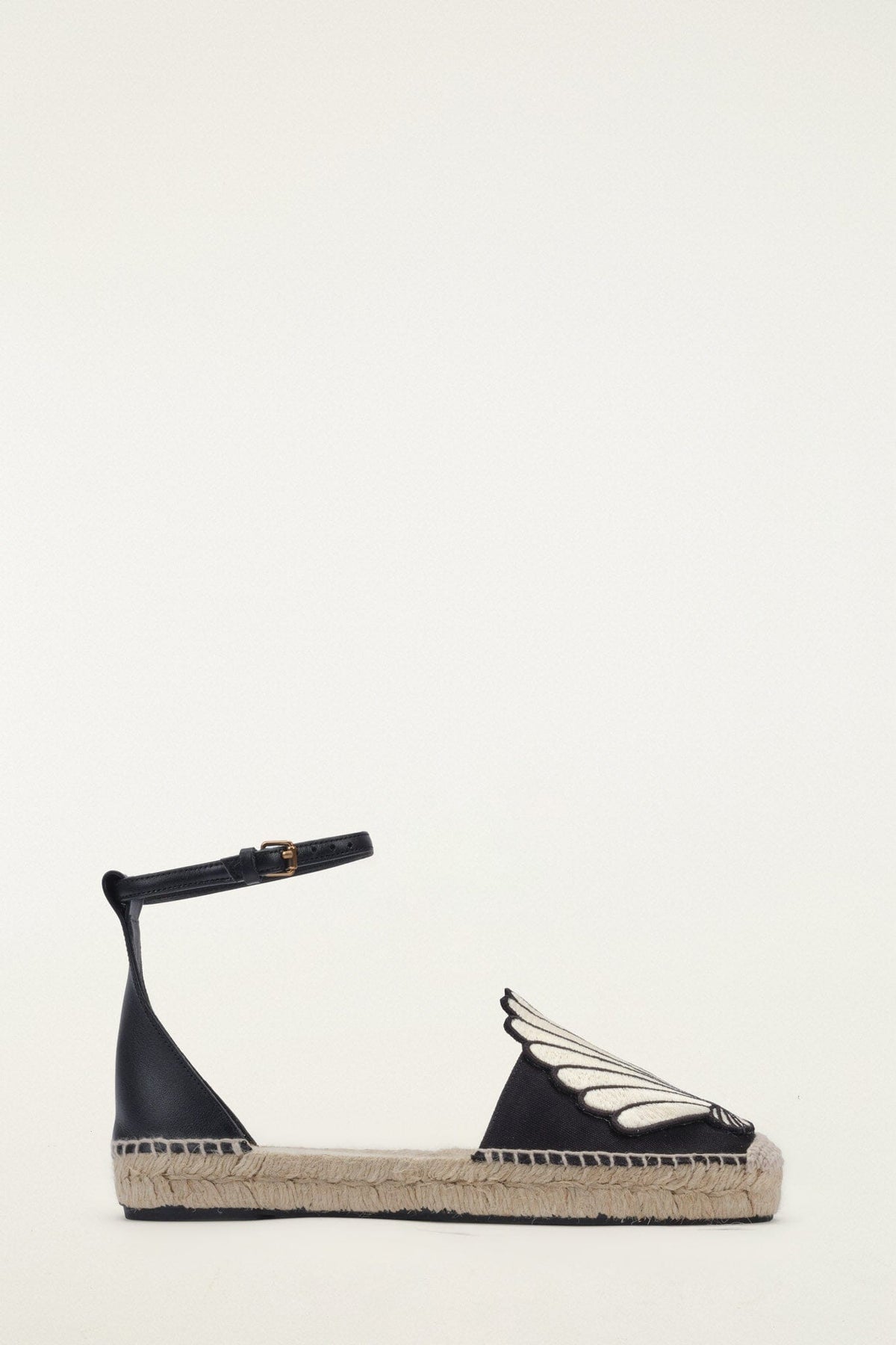 Sandalia Espadrille 3D Shell Iconic Negra