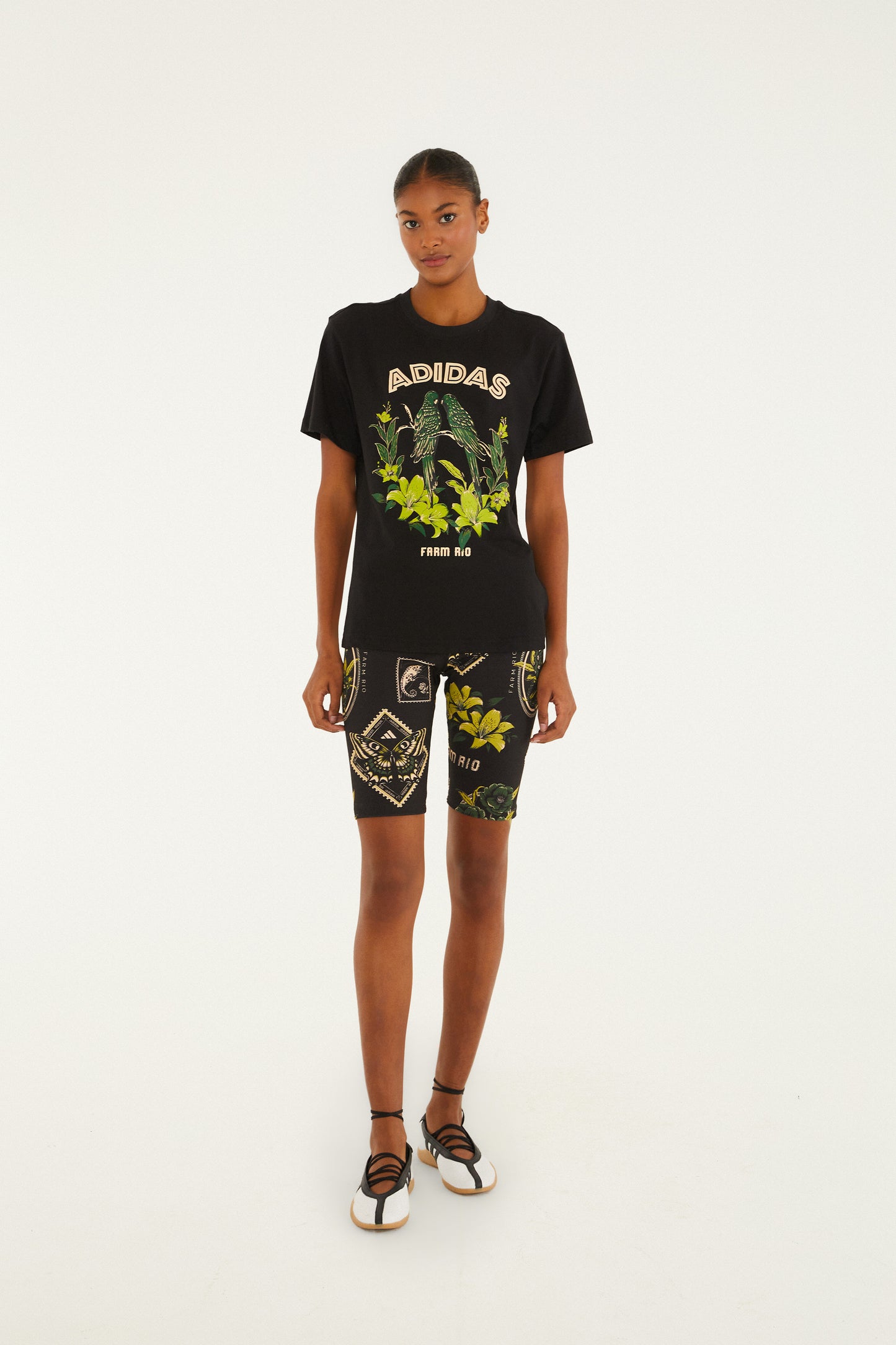 LABEL GARDEN BLACK ADIDAS BIKE SHORT
