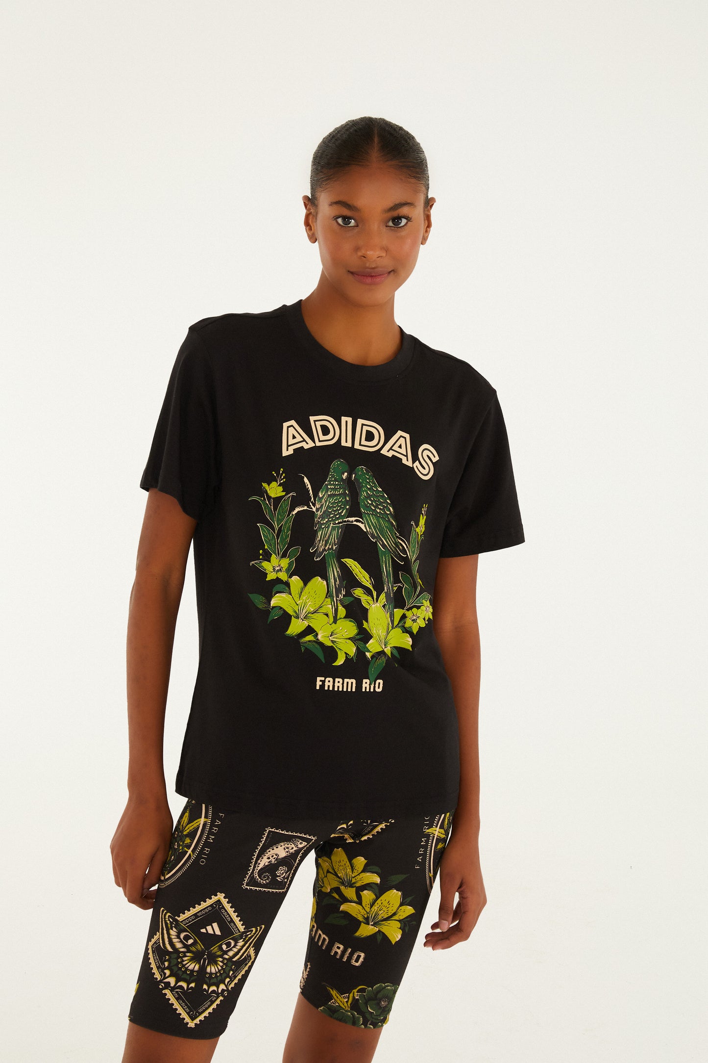 LABEL GARDEN BLACK ADIDAS BIKE SHORT