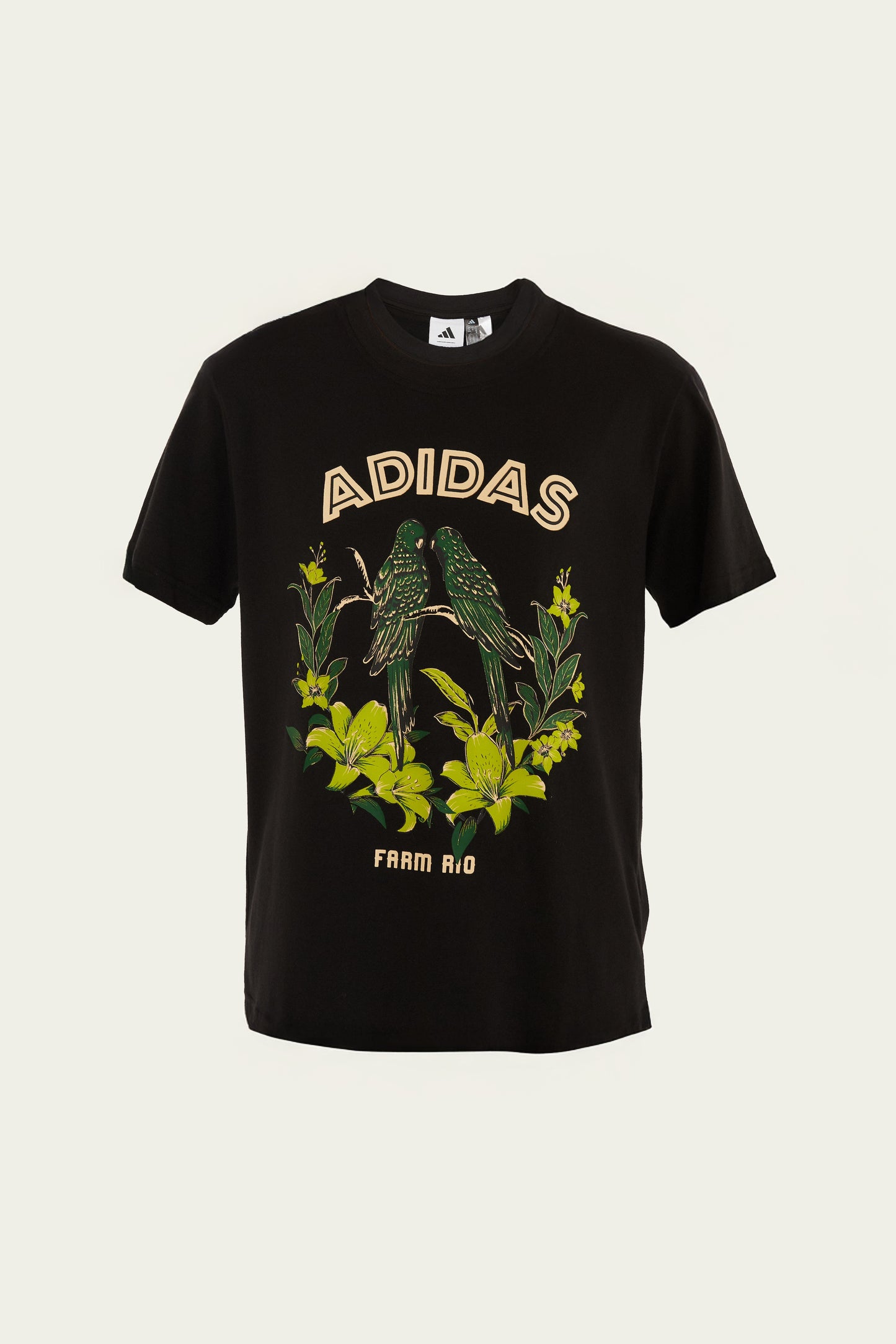 BIRDS BLACK ADIDAS T-SHIRT