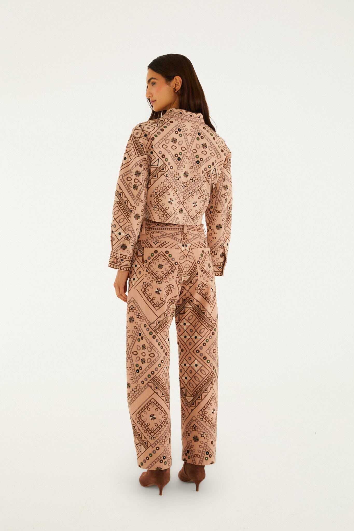 Pantalón Cosmopolitan con Estampado Completo