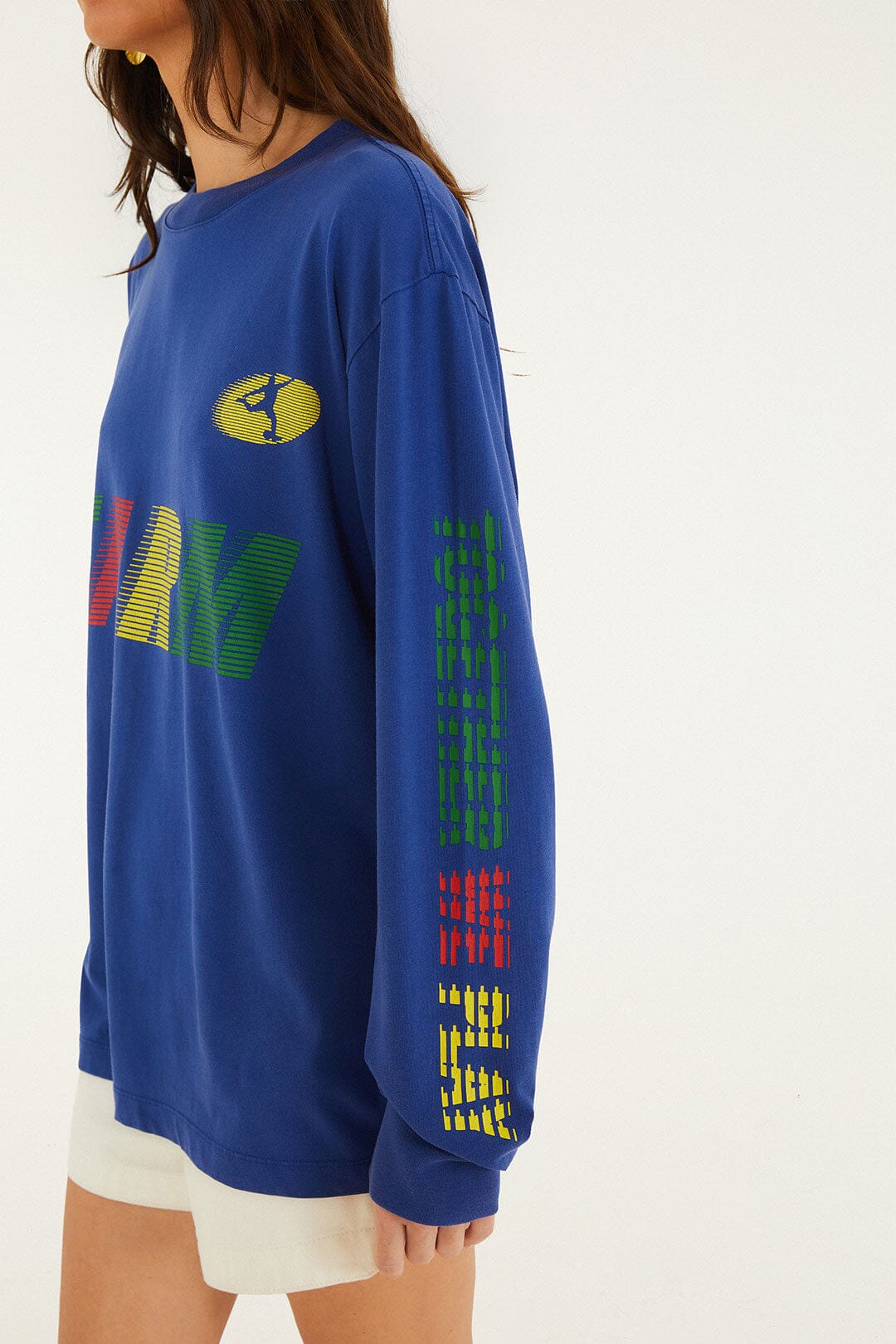 Playera Azul Together We Play de Manga Larga