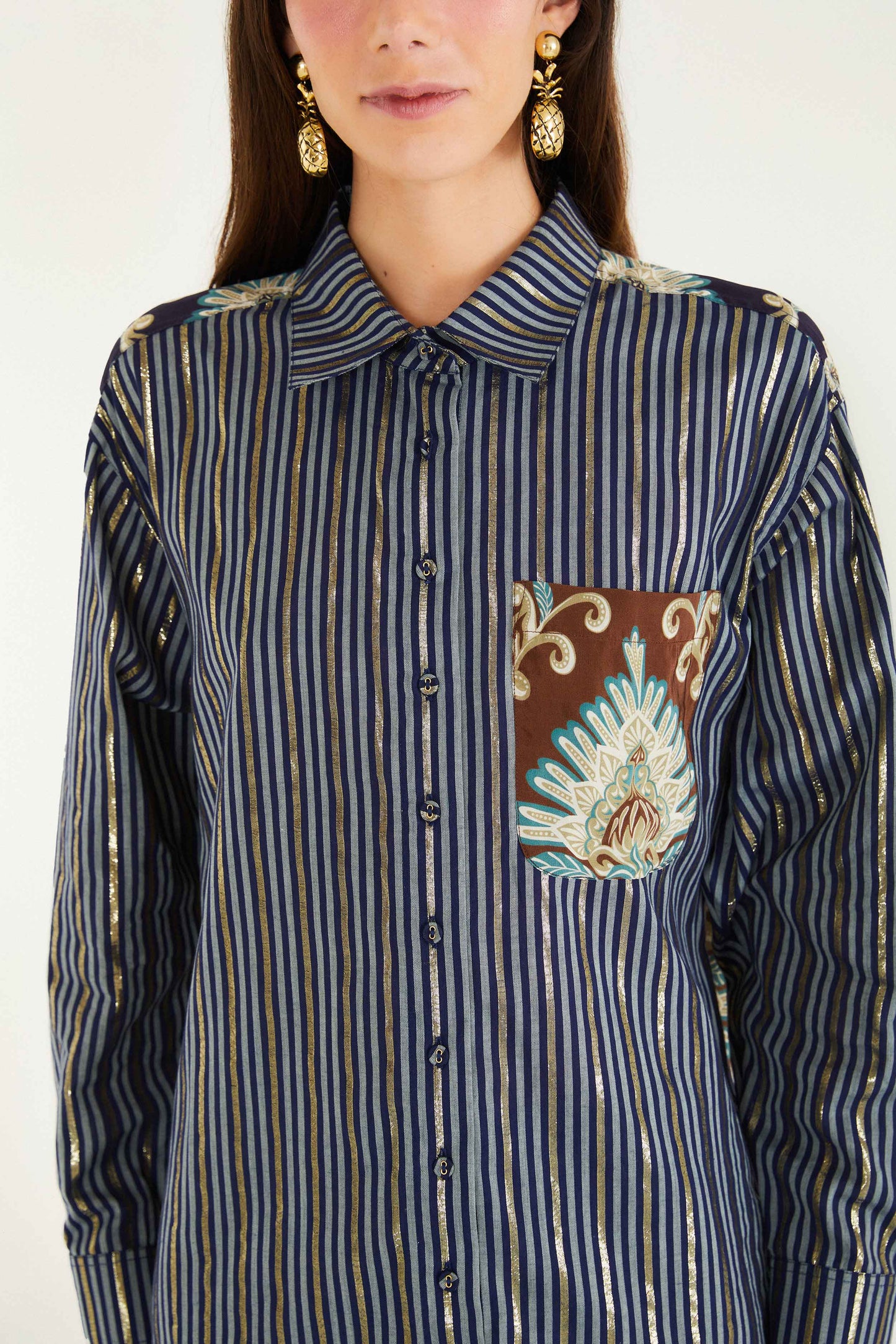 Camisa Arabesque Maravilla Marrón