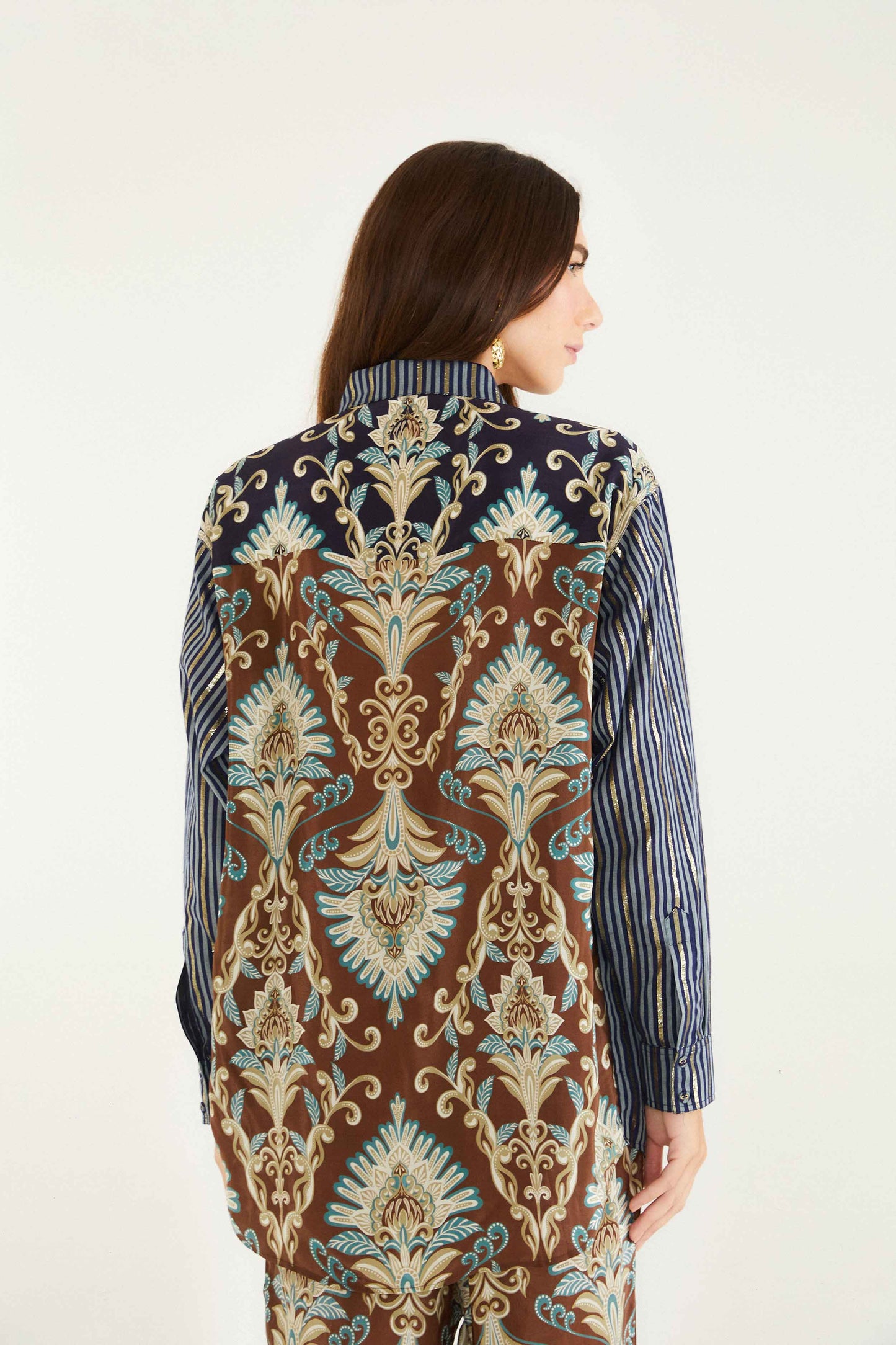 Camisa Arabesque Maravilla Marrón