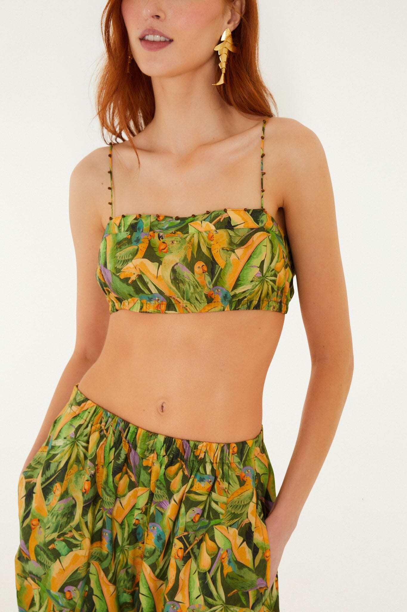 Top Verde Forest Parrots tipo Globo