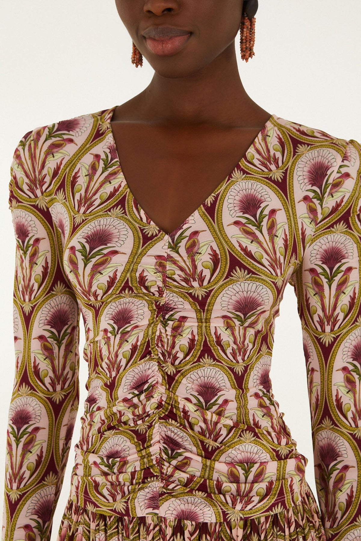 Blusa de Jersey Garden Medal de Manga Larga