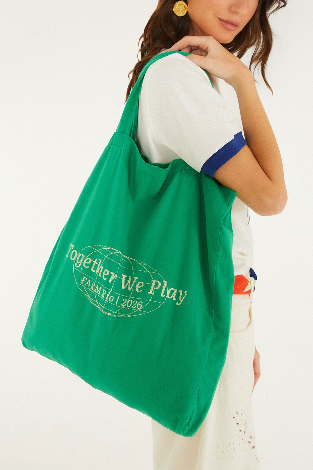 Bolsa Tote Verde Together We Play