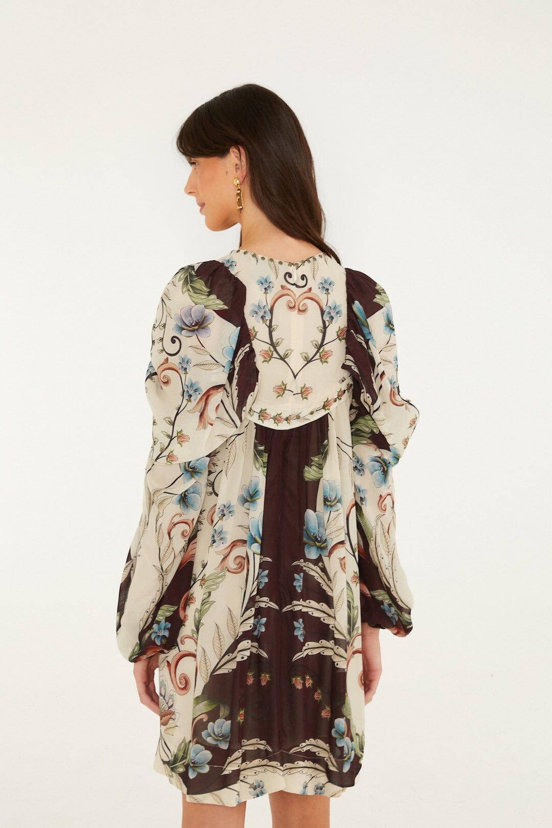 Mini Vestido Millena de Manga Larga – FARM Rio | México