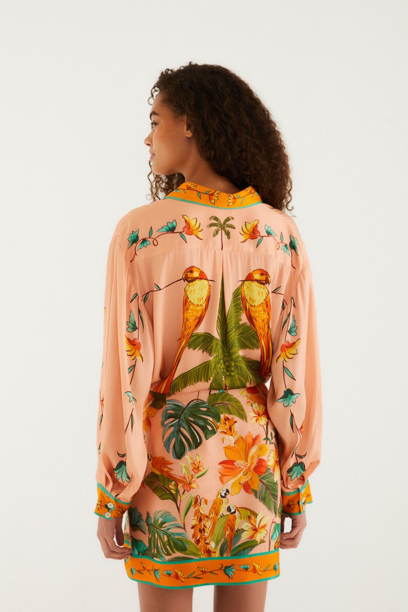 Falda Mini Multicolor Birds