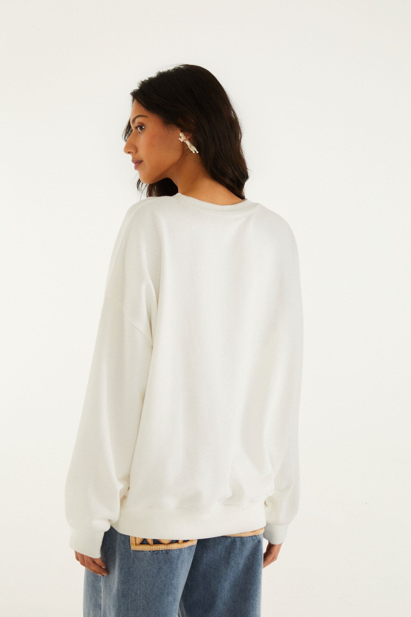 Sudadera Country Table Blanco Hueso