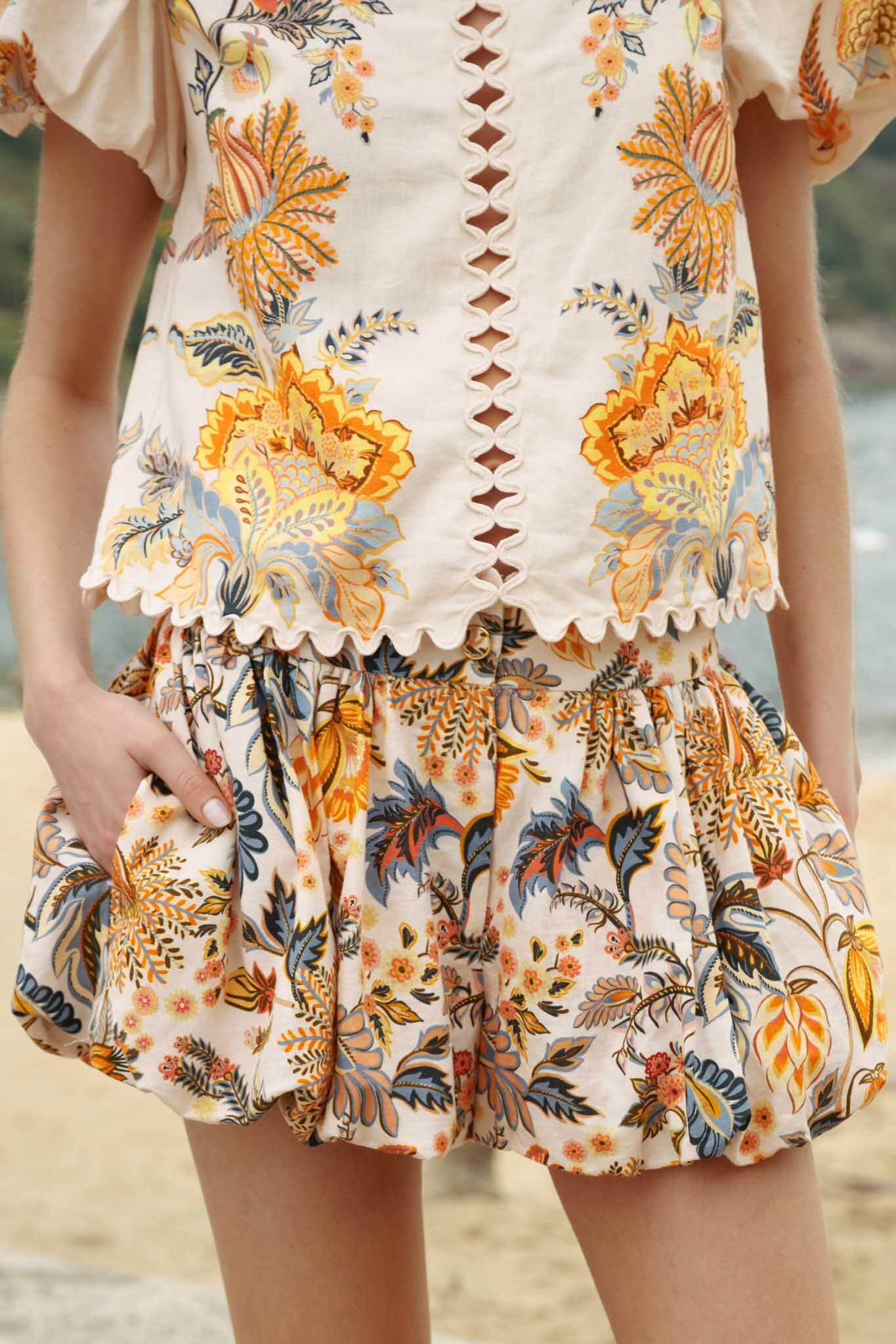 Short Blanco Hueso Ligia
