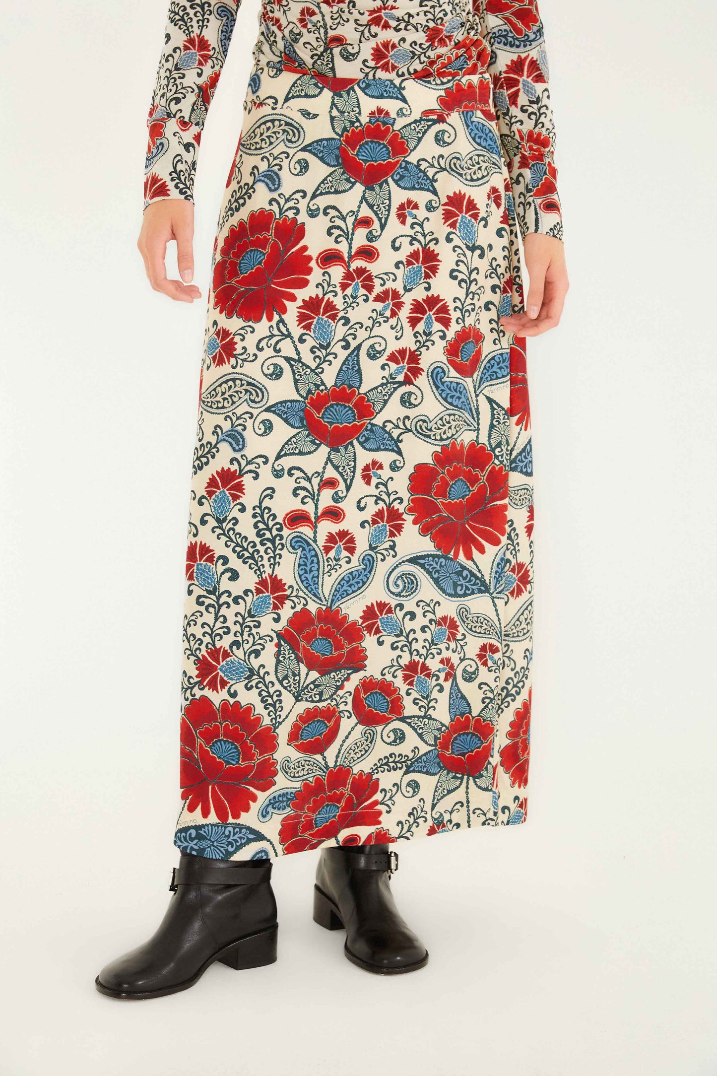 Sand Francesca Lenzing Ecovero Viscosa Maxi Falda