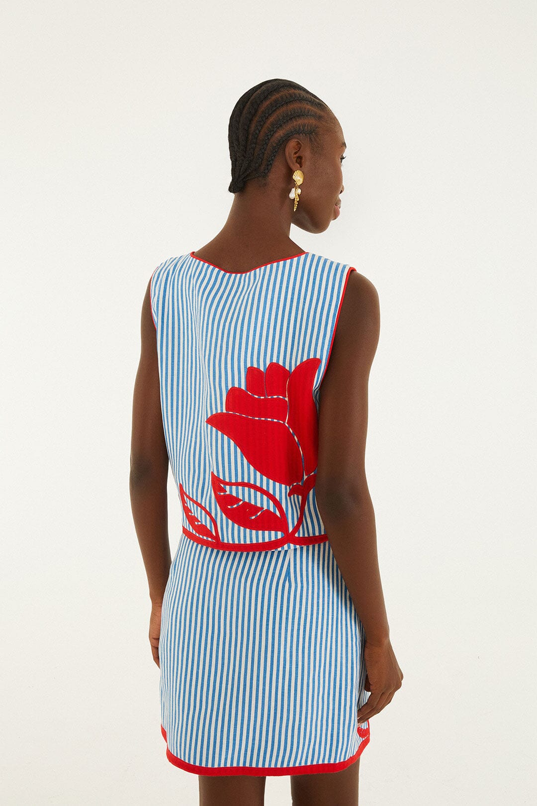 Falda Mini Azul Sky Stripes