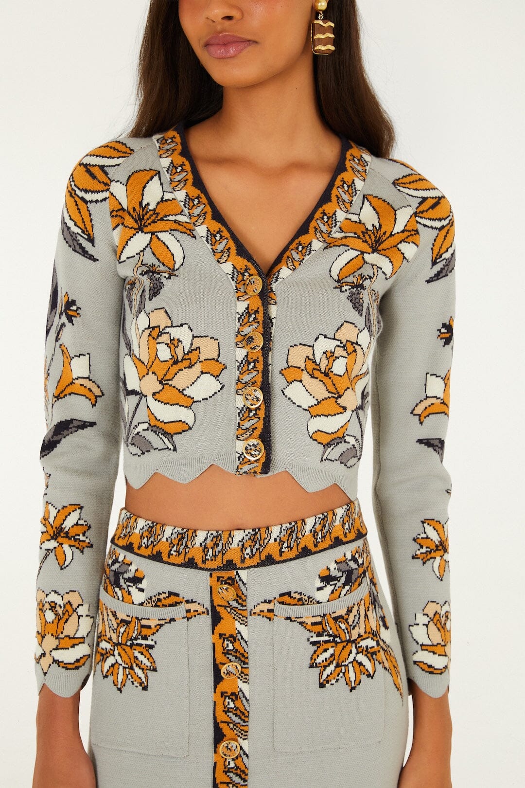 Crop Top de Punto Stained Glass Beauty