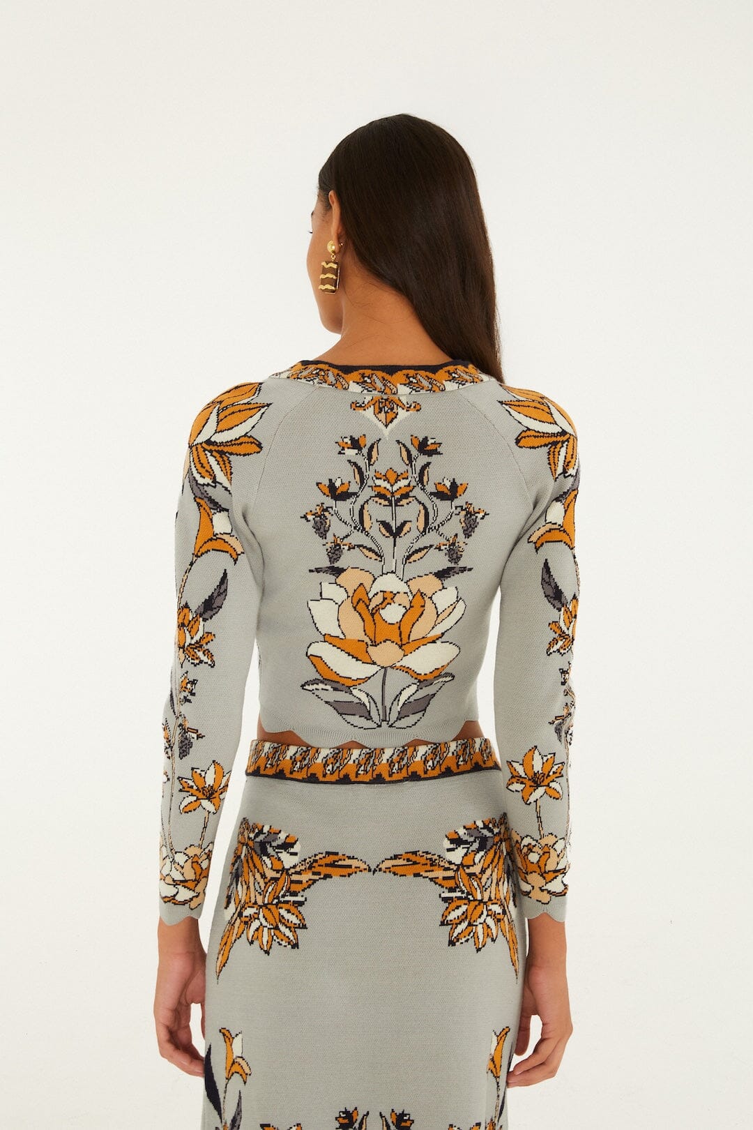 Crop Top de Punto Stained Glass Beauty