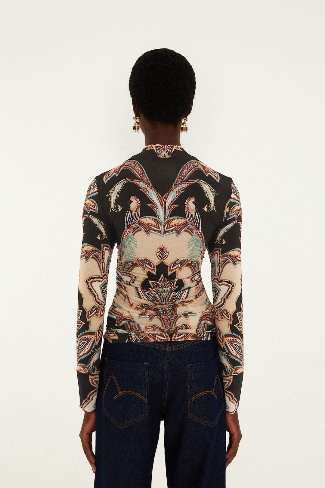 Blusa de jersey Tapestry Dream de manga larga