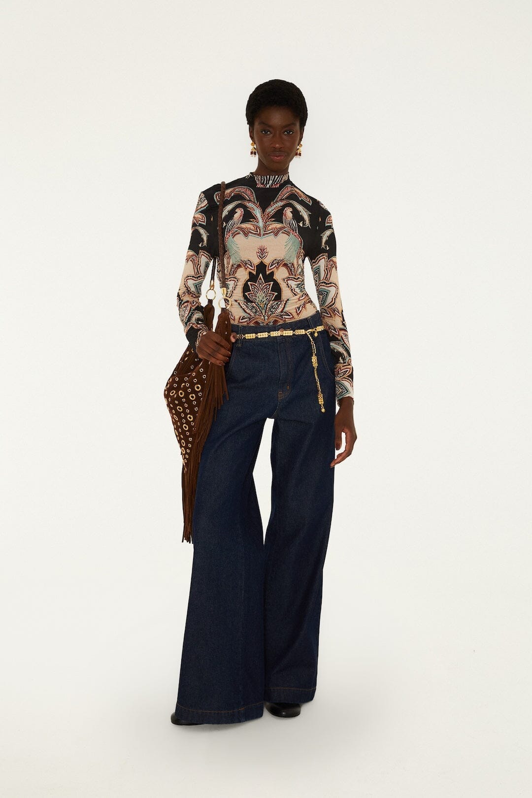 Blusa de jersey Tapestry Dream de manga larga