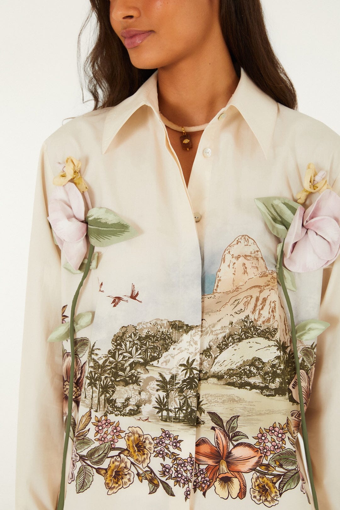 Camisa Toile De Rio de Manga Larga