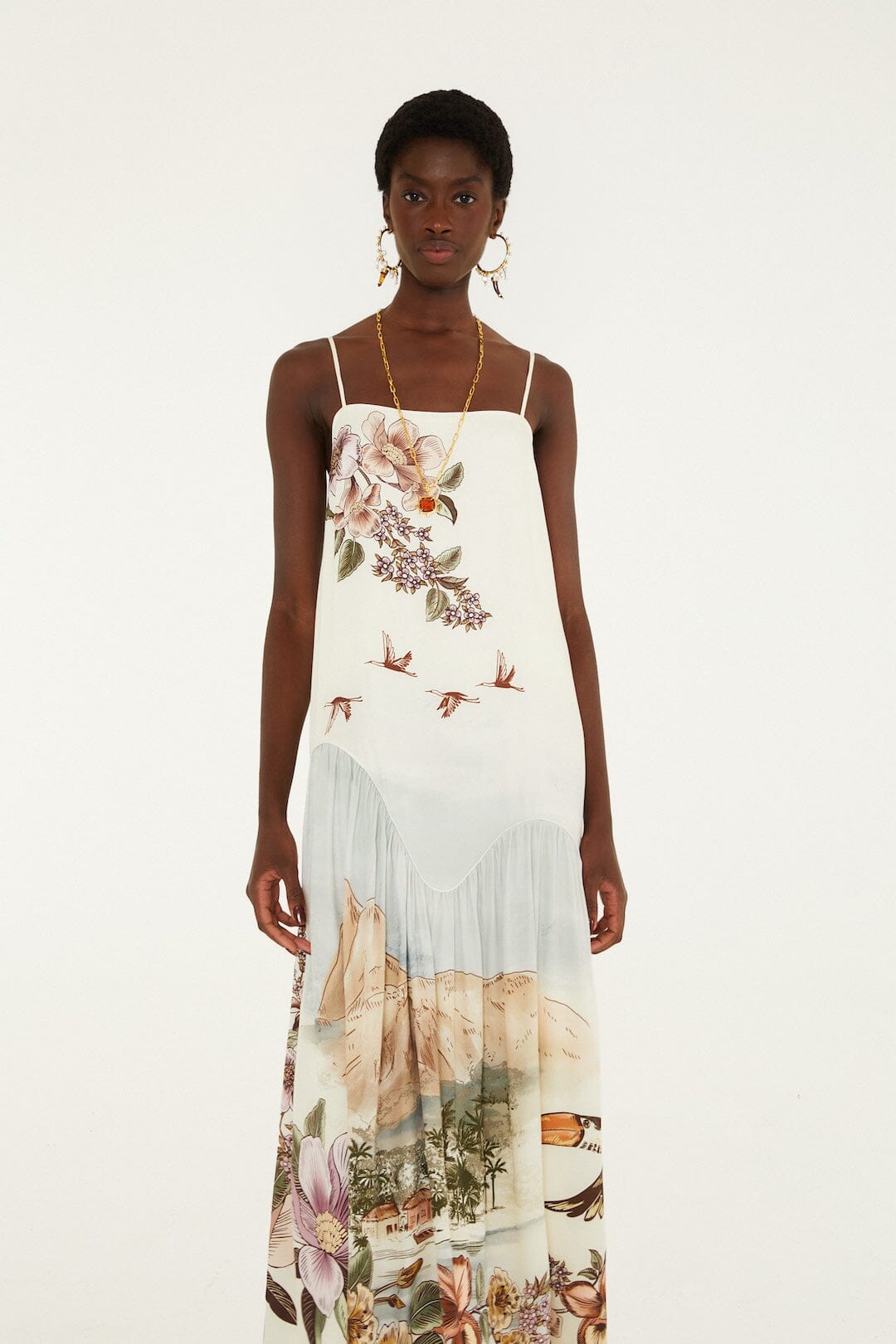 Maxi Vestido Toile De Rio sin Mangas