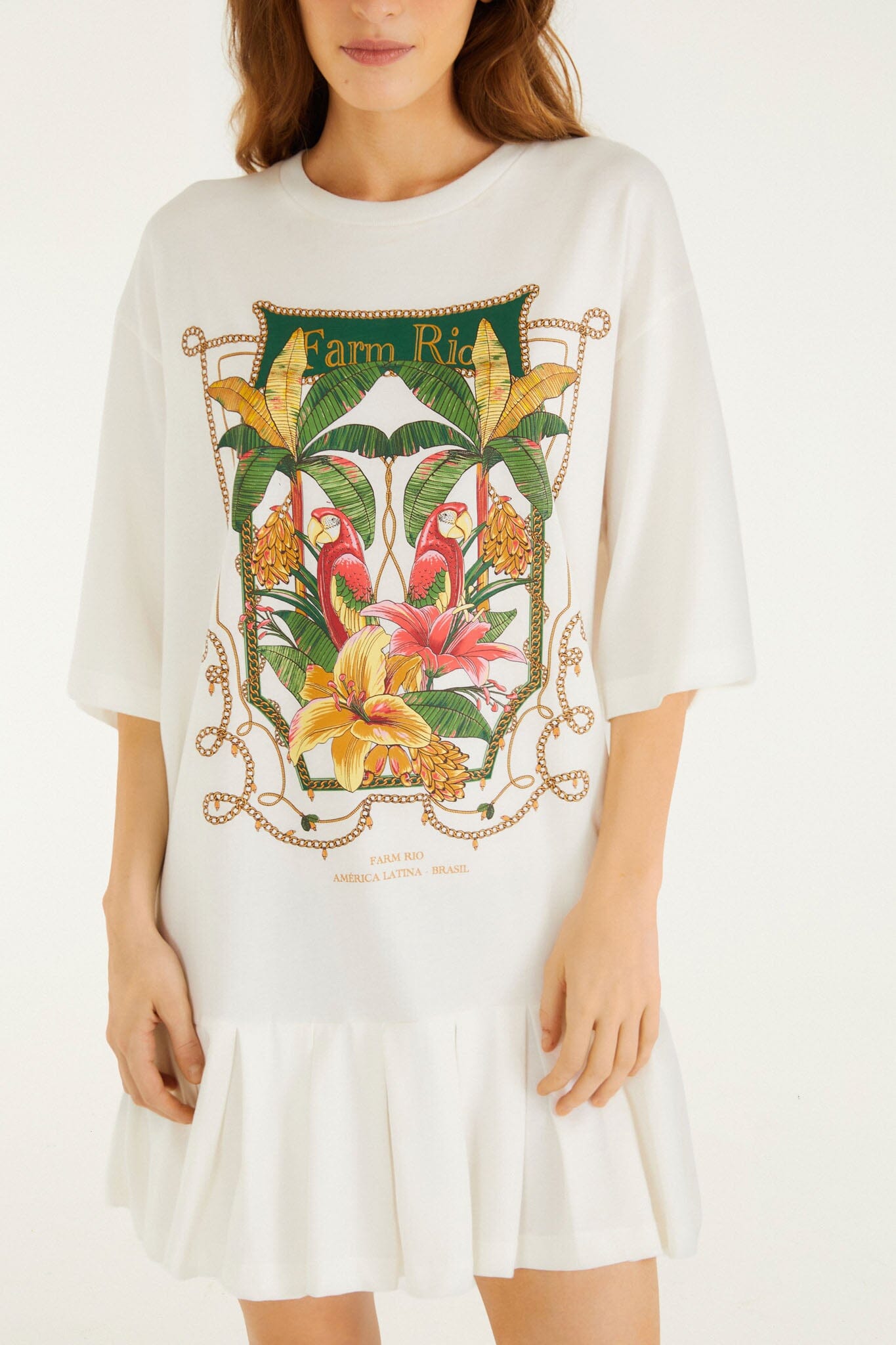 Vestido Mini Tropical Royalty